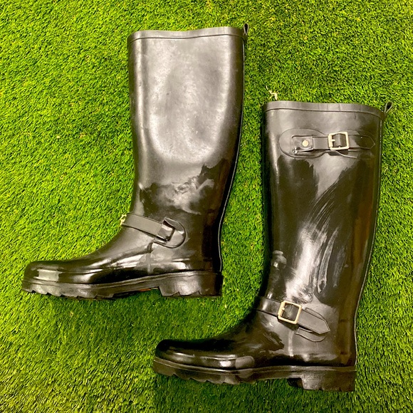 Joe Fresh Moto Rain boots - size 36 - Picture 3 of 8